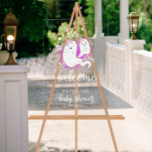 Affiche de bienvenue Baby shower de Little Boo Hal