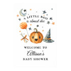 Affiche de bienvenue Baby shower de Little Boo Hal