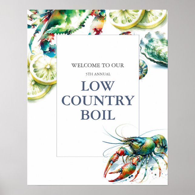 Affiche de bienvenue colorée à basse température (Devant)