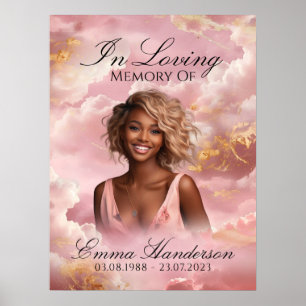 Affiche de bienvenue commémorative des nuages céle