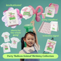 Affiche de bienvenue d'anniversaire de l'animal de