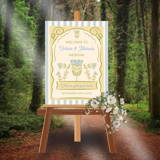 Affiche de bienvenue de conception de paquets de s (Créateur téléchargé)