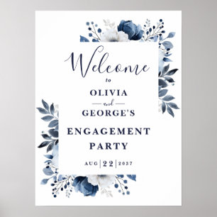 Affiche de bienvenue de la partie d'engagement de 