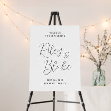 Affiche de bienvenue de Mariage de couleur modifia
