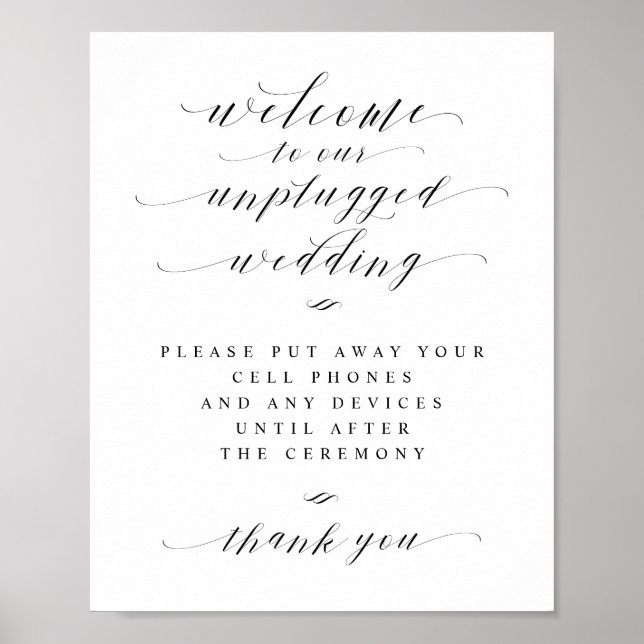 Affiche de bienvenue de script de calligraphie Mar (Devant)