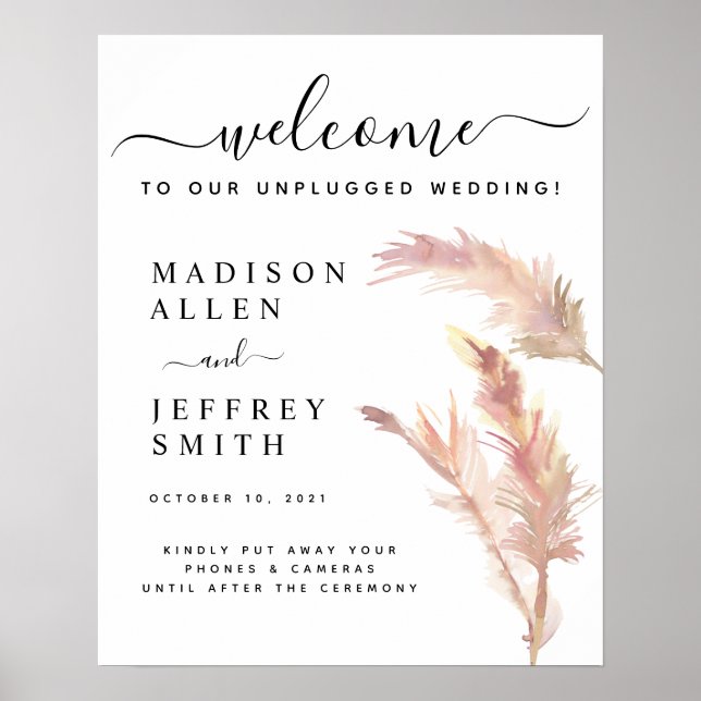Affiche de bienvenue débranchée du Mariage de lait (Devant)