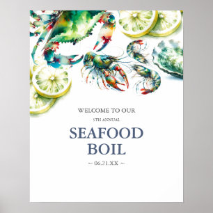 Affiche de bienvenue d'ébullition de pays faible