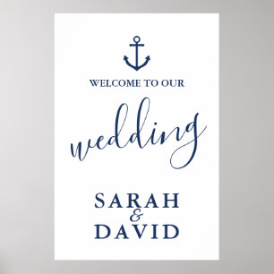 Affiche de bienvenue des Mariages d'Ancres de la m