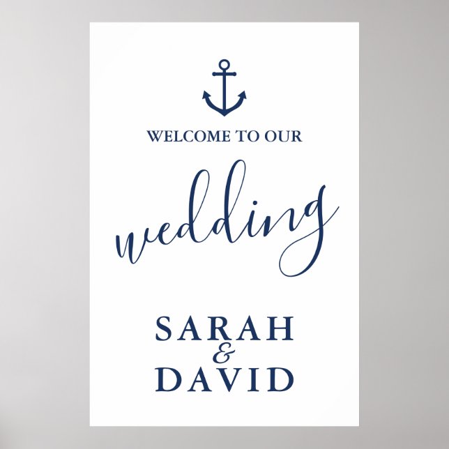Affiche de bienvenue des Mariages d'Ancres de la m (Devant)