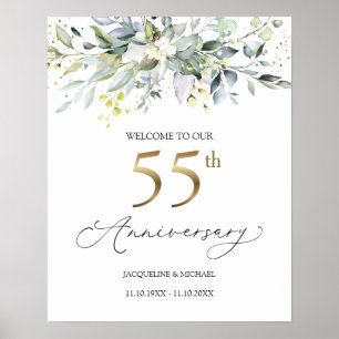 Affiche de bienvenue du 55e anniversaire de l'Euca
