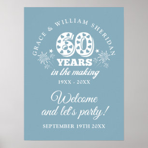 Affiche de bienvenue du 60e anniversaire