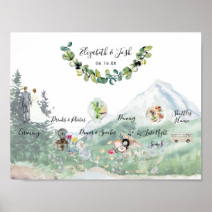 Affiche de bienvenue du calendrier des Mariages in