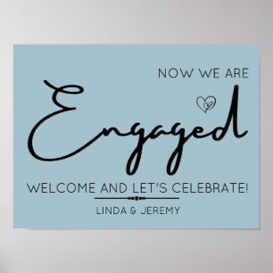 Affiche de bienvenue du Dusty Blue Engagement Part