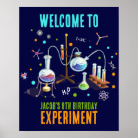 Affiche de bienvenue du parti scientifique