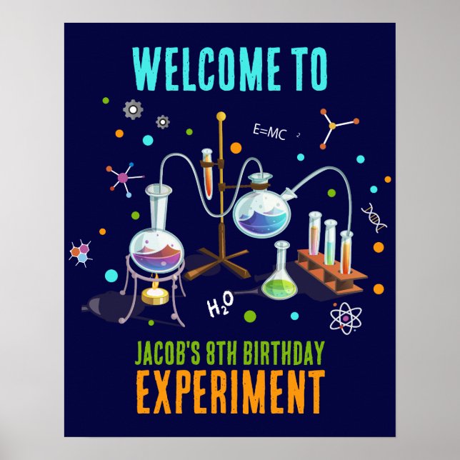 Affiche de bienvenue du parti scientifique (Devant)