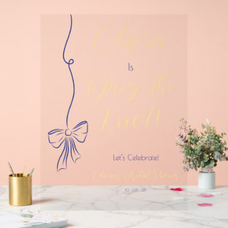 AFFICHE DE BIENVENUE Fête des mariées