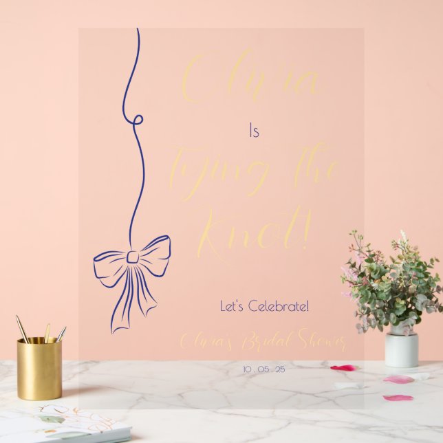 AFFICHE DE BIENVENUE Fête des mariées (Mariage)