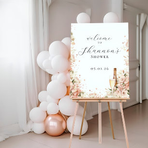 Affiche de bienvenue   Fête des mariées Brunch & B