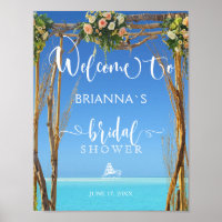 Affiche de bienvenue | Floral Mariage Gate Fête de