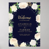 Affiche de bienvenue hivernale (20x28)