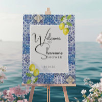 Affiche de bienvenue inspirée par l'Italie | Eléga