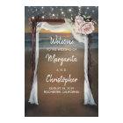 Affiche de bienvenue Mariage Beach Arbor