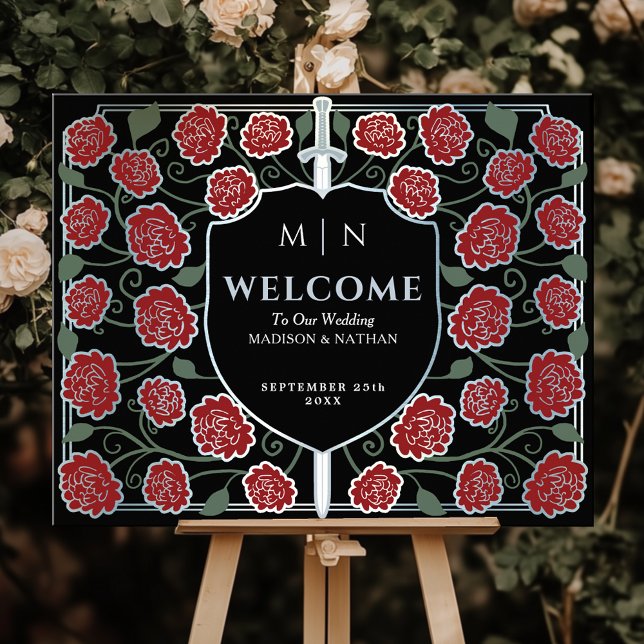 Affiche de bienvenue Mariage de l'Imaginaire Silve (Créateur téléchargé)