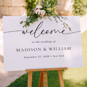 Affiche de bienvenue Mariage de script minimal mod