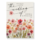 Affiche de bienvenue Mariage Fleur sauvage Boho