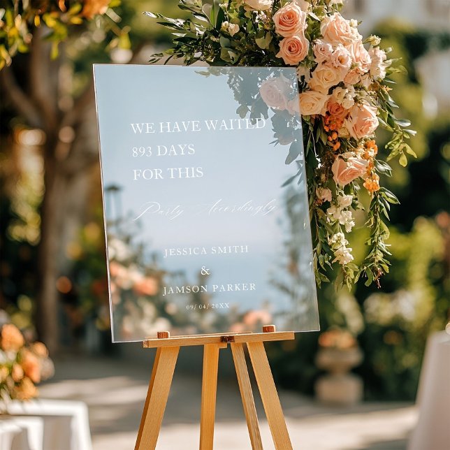 Affiche de bienvenue Mariage par parti (Créateur téléchargé)