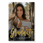 Affiche de bienvenue Modern Chic Photo Graduation 