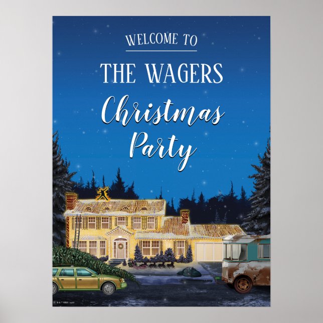 Affiche de bienvenue nationale de fête de Noël de  (Devant)