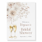 Affiche de bienvenue Pearls et Prosecco