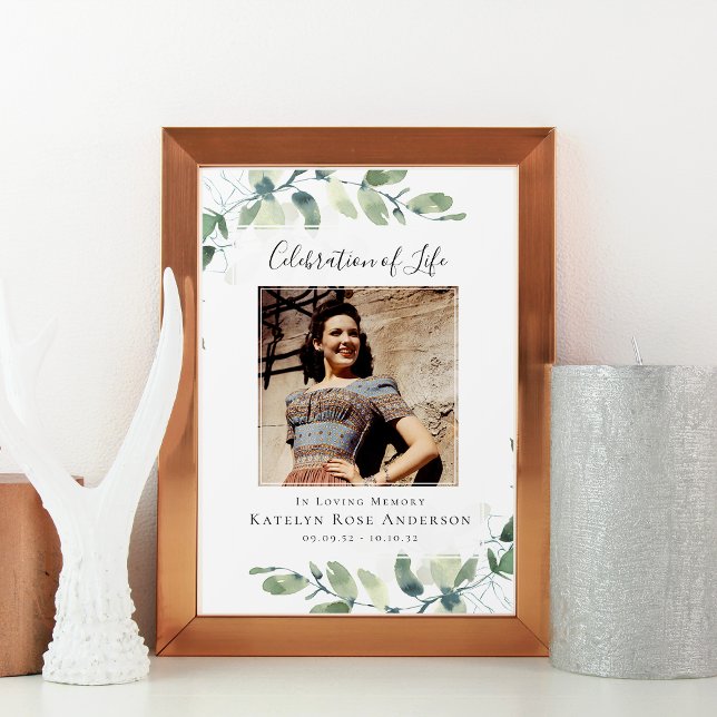 Affiche de bienvenue pour la célébration de la vie (Créateur téléchargé)