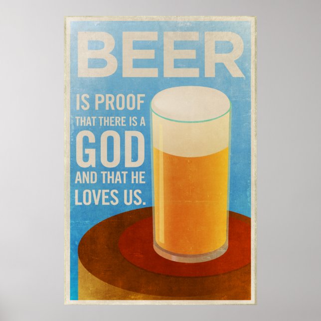 Affiche de bière (Devant)