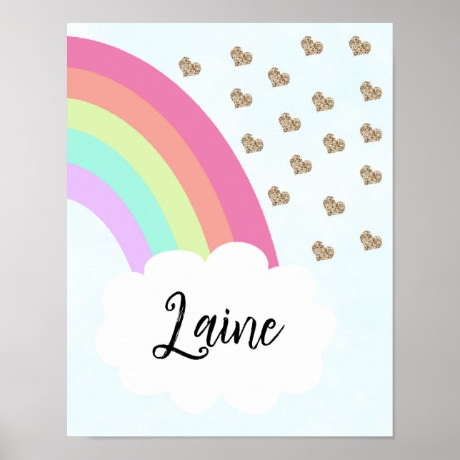 Affiche de bonne sœur arc-en-ciel droit (Devant)