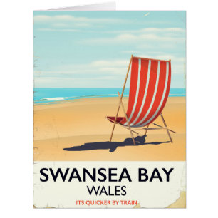 Affiche de bord de mer Swansea Bay Pays de Galles