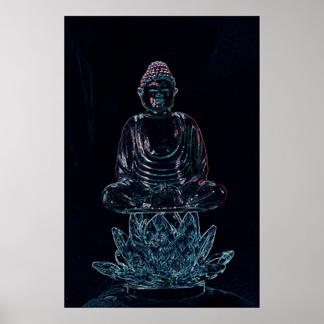 affiche de bouddha (Devant)