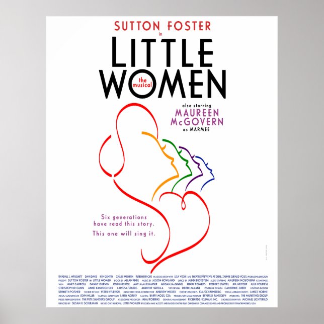 Affiche de Broadway "Petites Femmes" (Devant)