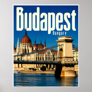Affiche de Budapest, Hongrie