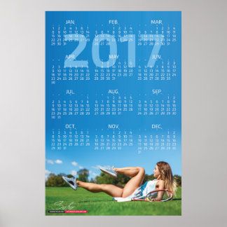 Affiche de calendrier 2017
