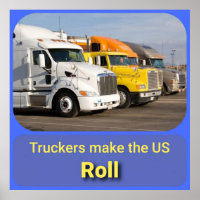 Affiche de camion