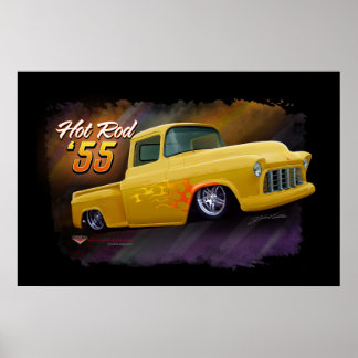 Affiche de camion Chevy 1955