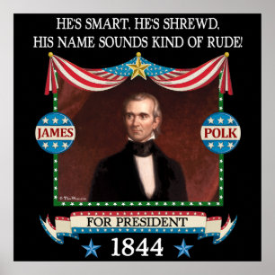 Affiche de campagne de James Polk