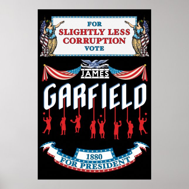 Affiche de campagne James Garfield 1880 (Devant)