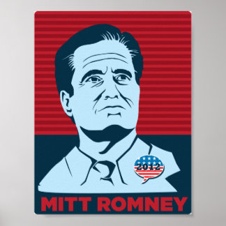 Affiche de campagne présidentielle Mitt Romney 201