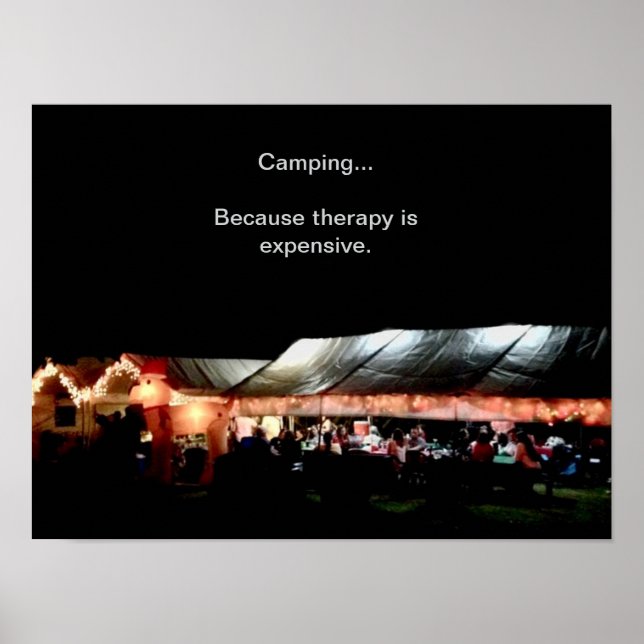 Affiche de camping (Devant)