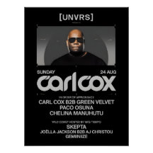 Affiche de Carl Cox