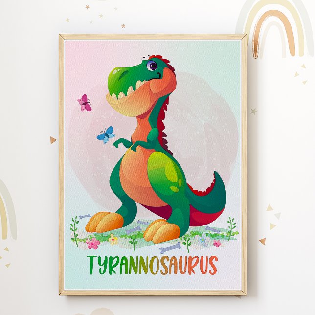 Affiche de chambre d'enfants dinosaure T-Rex - Imp (Créateur téléchargé)