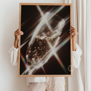 Affiche de champagne pétillant rétro – Célébra Vin